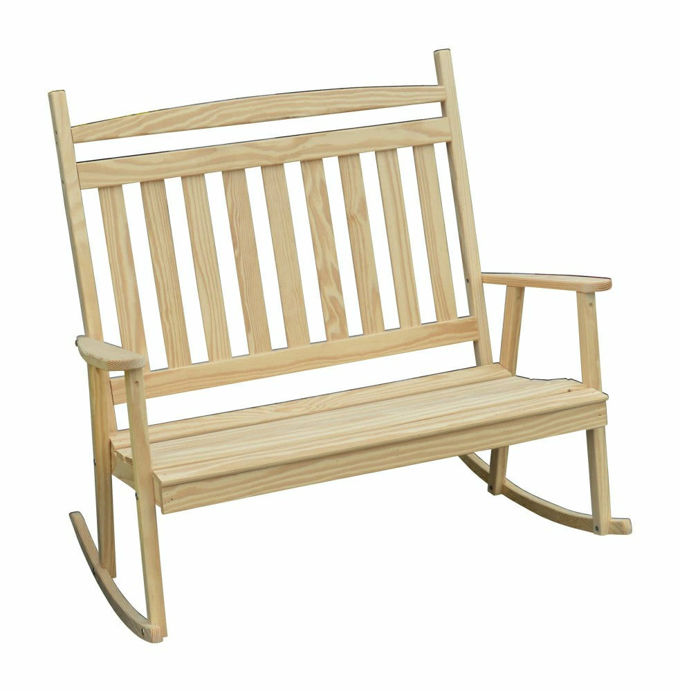 Plow & Hearth Keystone Amish Co. Classic Double Porch Rocker