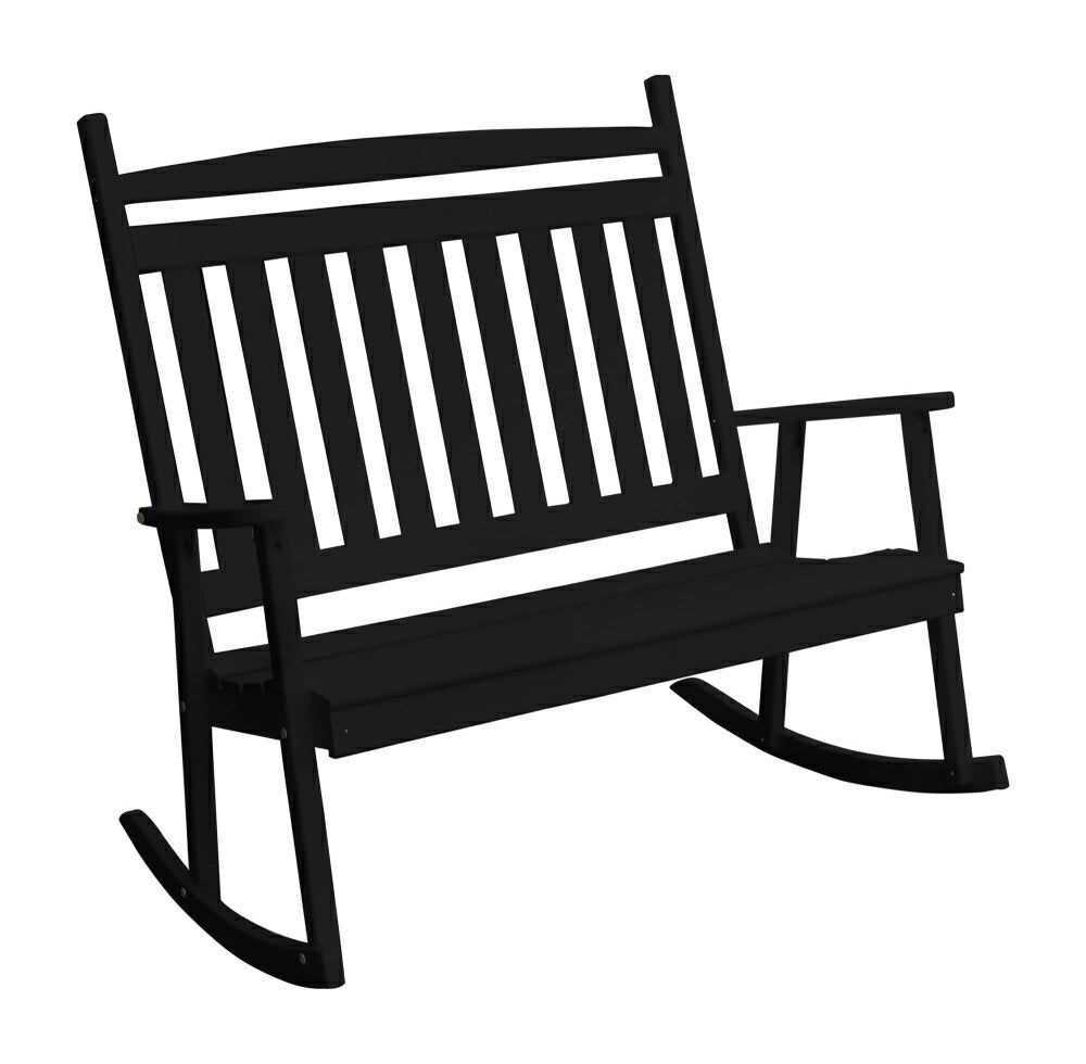 Plow & Hearth Keystone Amish Co. Classic Double Porch Rocker