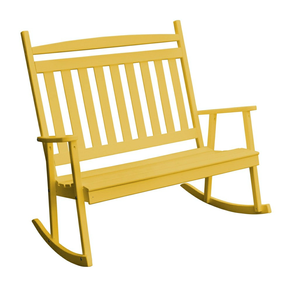 Plow & Hearth Keystone Amish Co. Classic Double Porch Rocker
