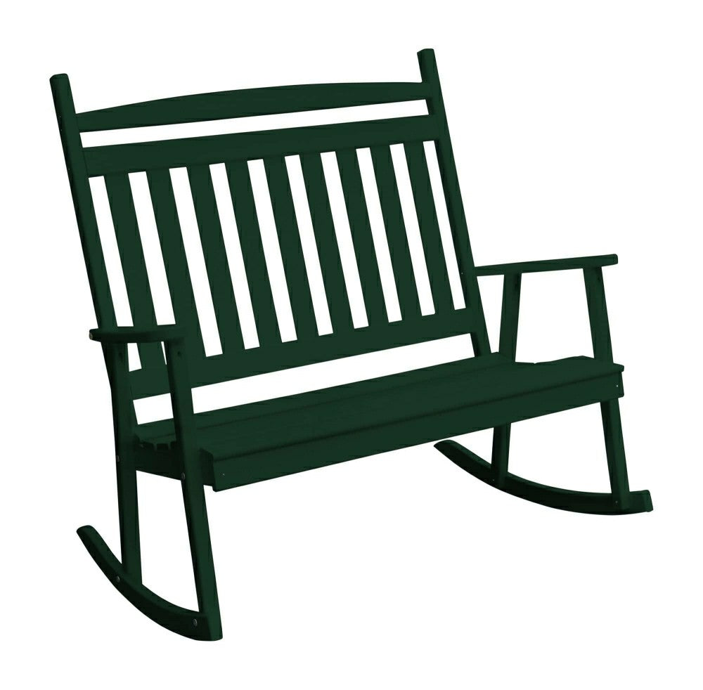 Plow & Hearth Keystone Amish Co. Classic Double Porch Rocker