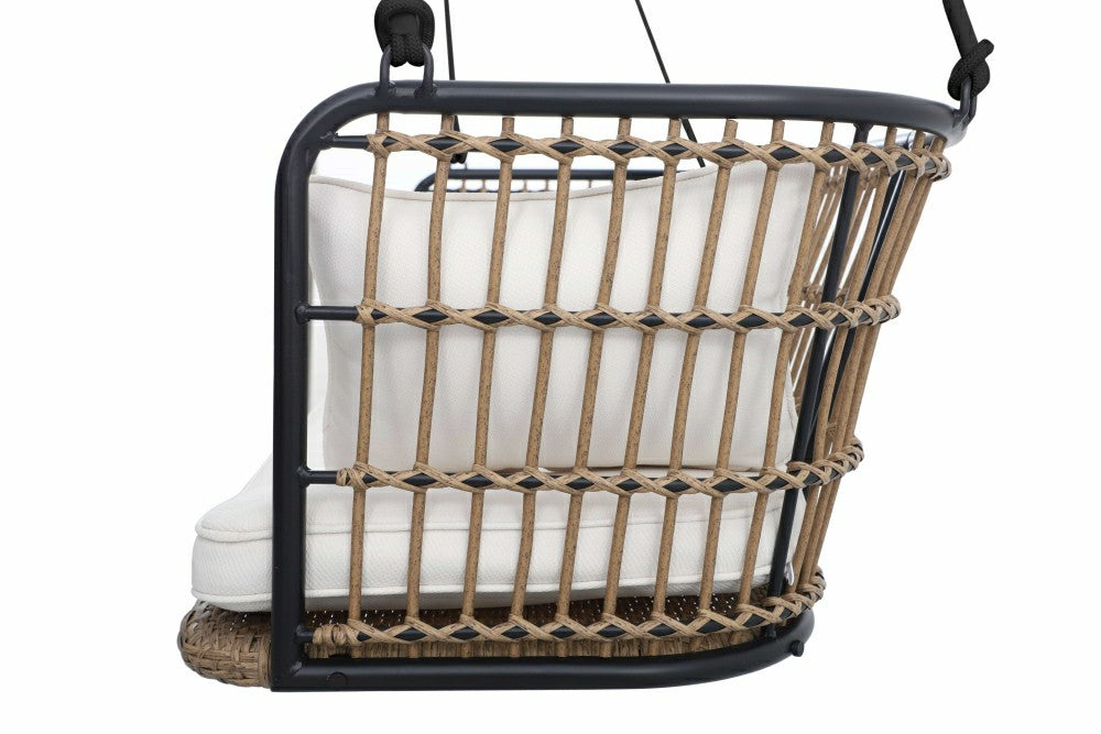 Plow & Hearth East Green Remy Porch Swing with Cushion