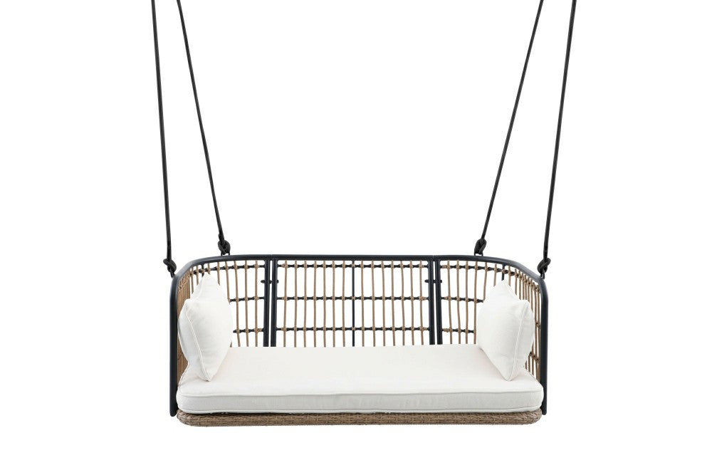 Plow & Hearth East Green Remy Porch Swing with Cushion