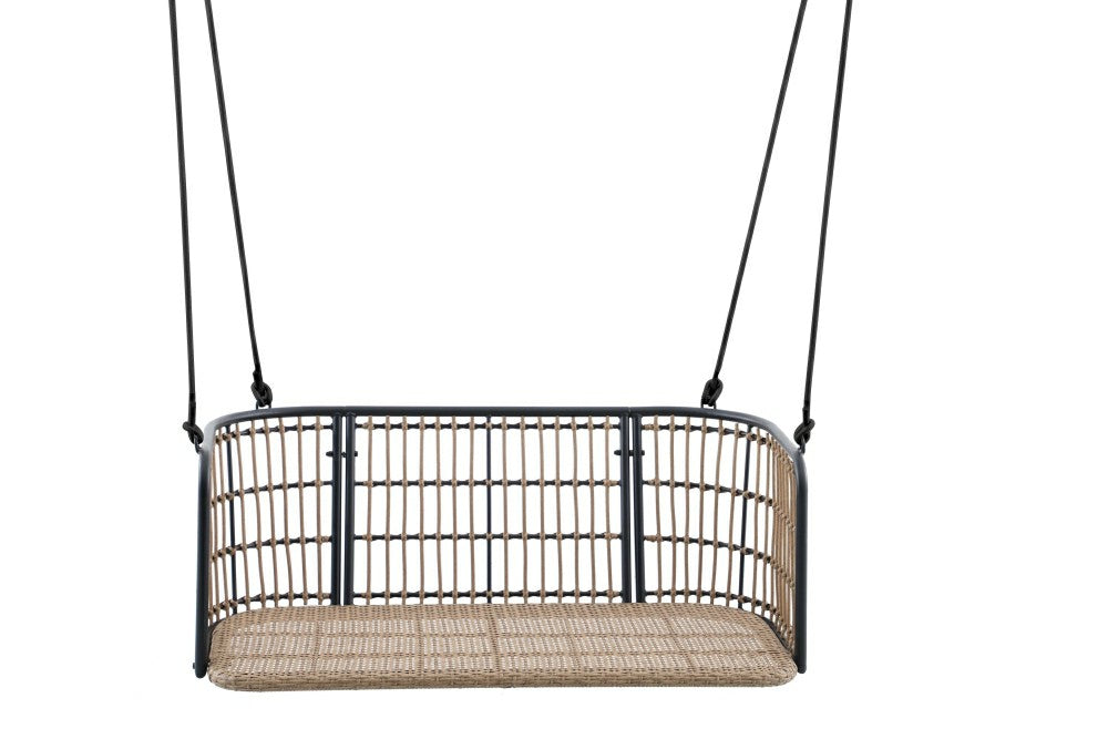 Plow & Hearth East Green Remy Porch Swing with Cushion