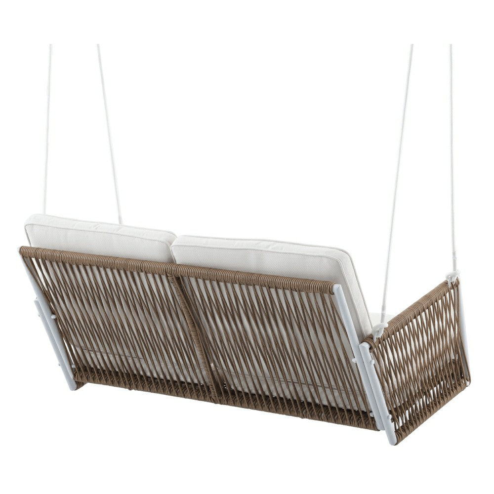 Plow & Hearth East Green Anderson Porch Swing with Cushions