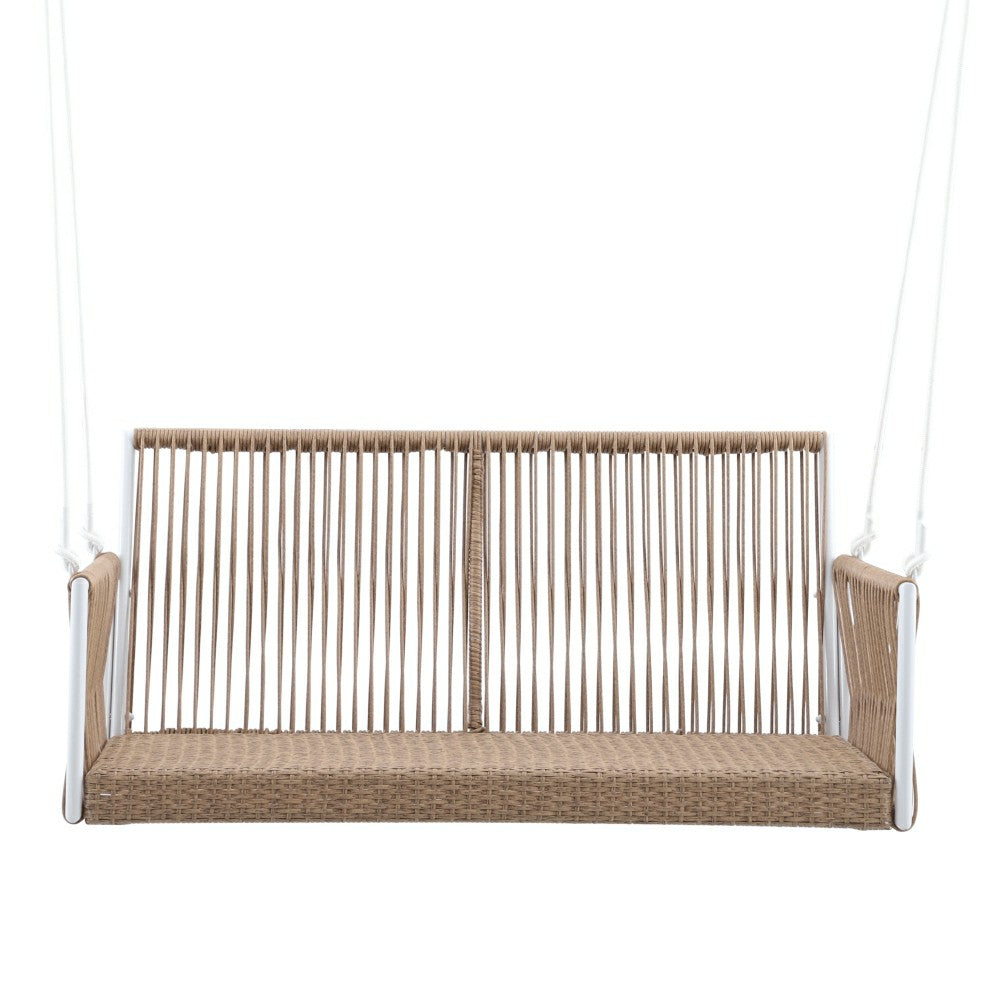 Plow & Hearth East Green Anderson Porch Swing with Cushions