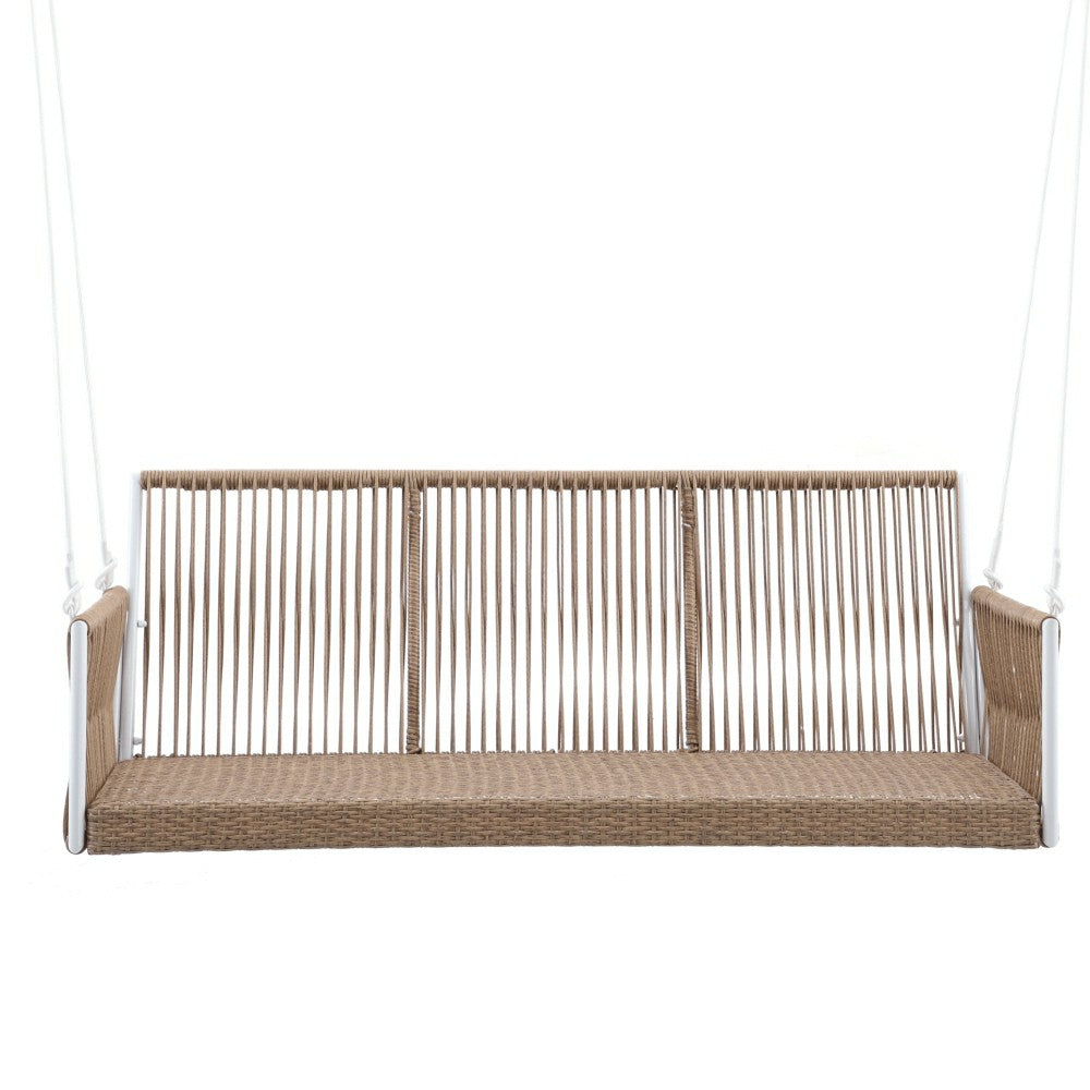 Plow & Hearth East Green Anderson Porch Swing with Cushions