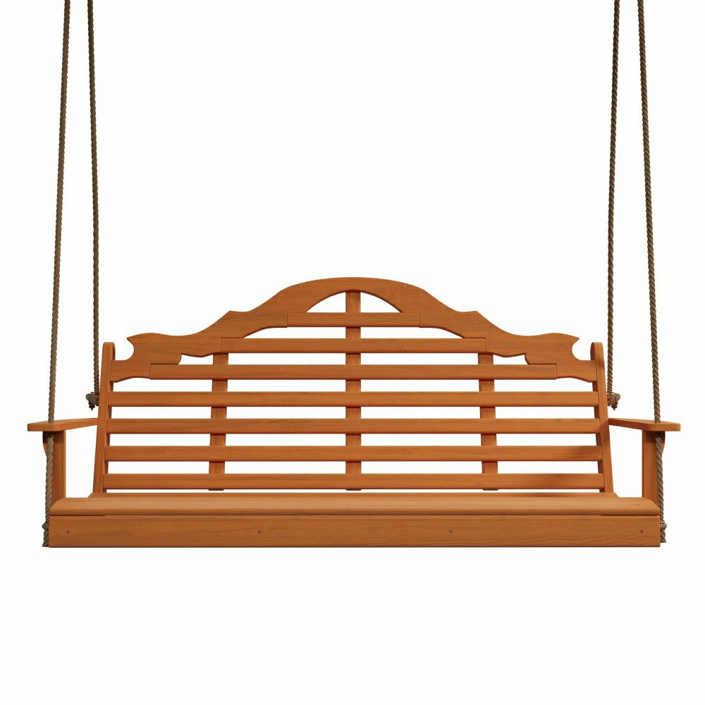 Plow & Hearth Keystone Amish Co. 5 Foot Milan Red Cedar Porch Swing without Cupholde