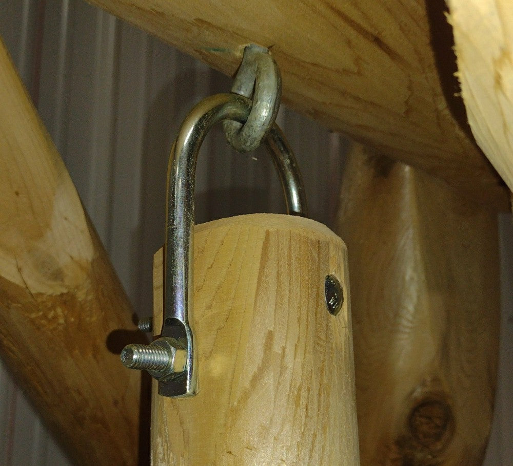 Plow & Hearth Rustic Log Swing Set