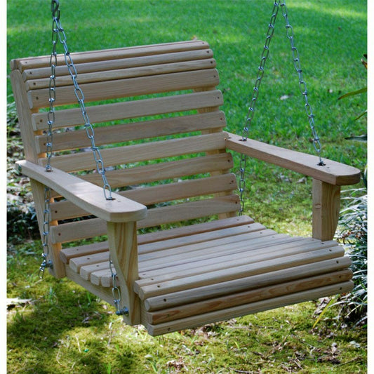 Plow & Hearth LA Swings Roll Back Swing Chair