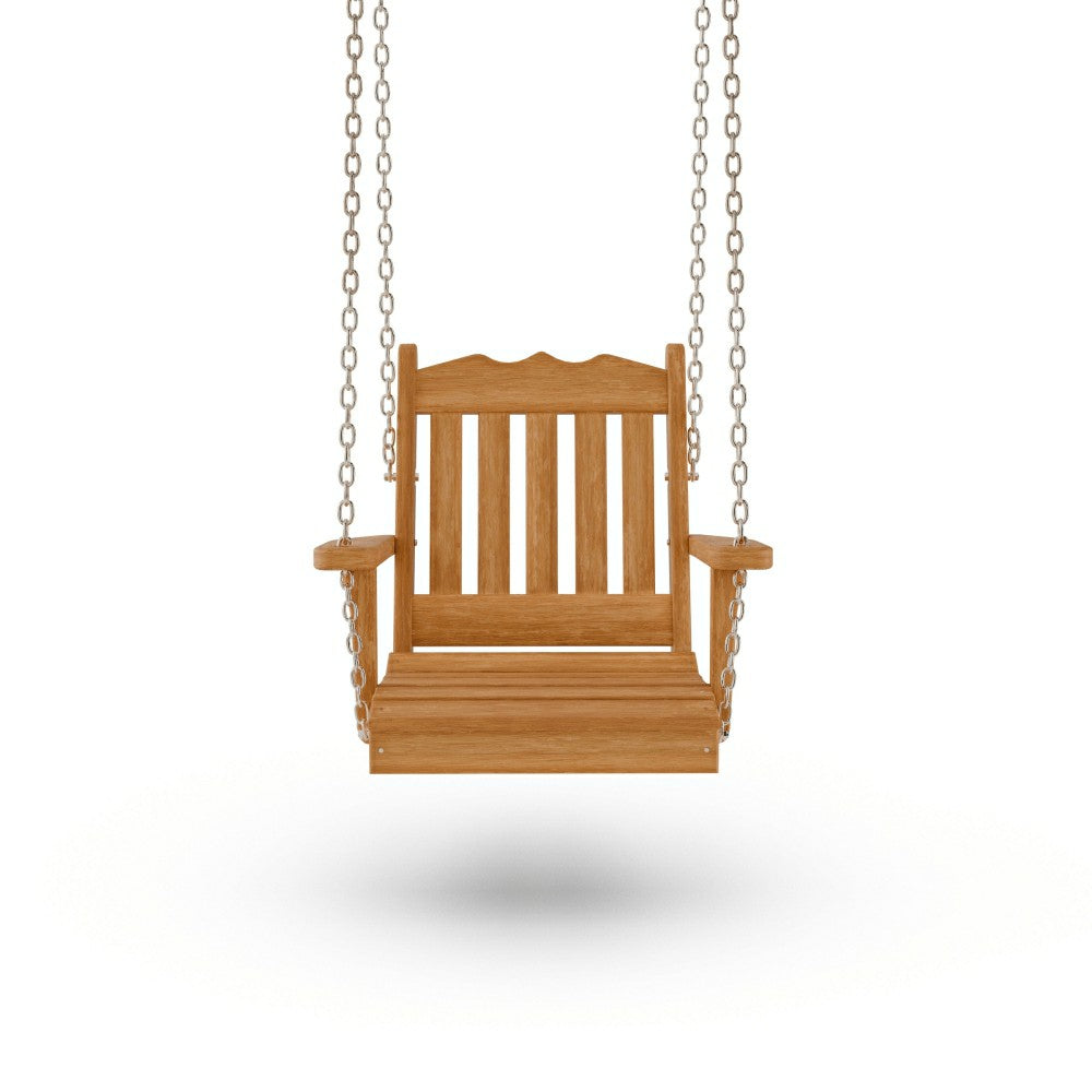 Plow & Hearth Keystone Amish Co. York Red Cedar Swing Chair