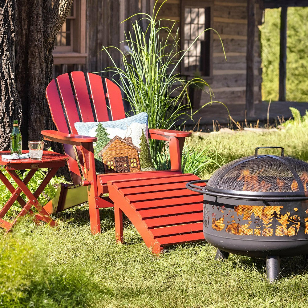 Plow & Hearth Wooden Adirondack Chair