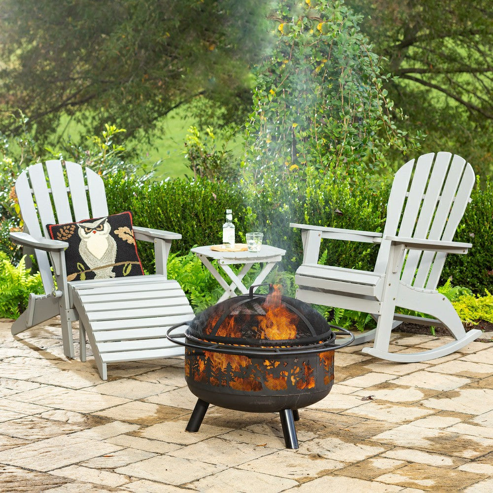Plow & Hearth Wooden Adirondack Chair