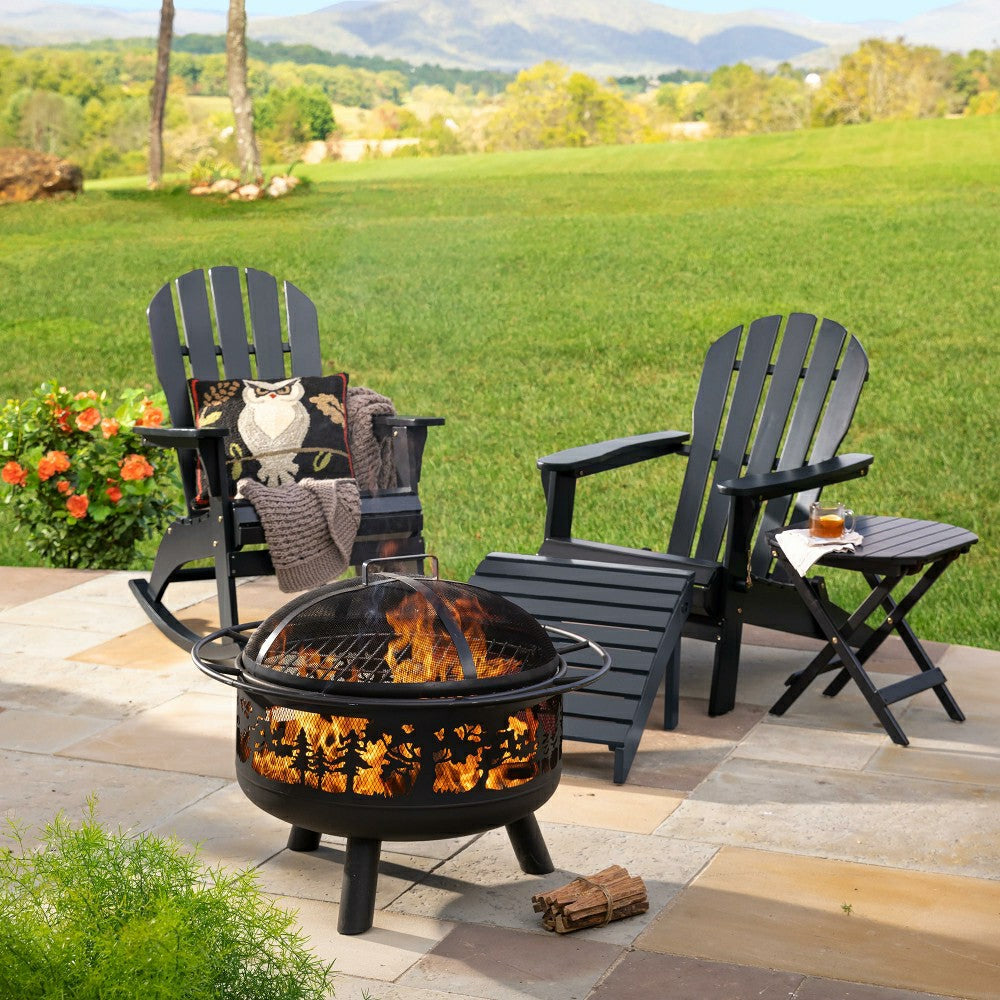 Plow & Hearth Wooden Adirondack Chair