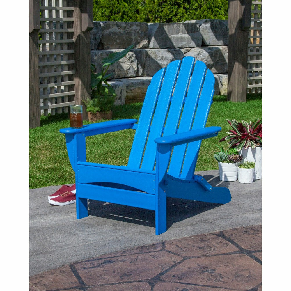 Plow & Hearth POLYWOOD® Classic Oversized Folding Adirondack Chair