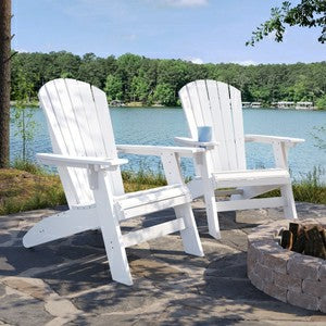Plow & Hearth St. Simons Curved Back Adirondack Chair