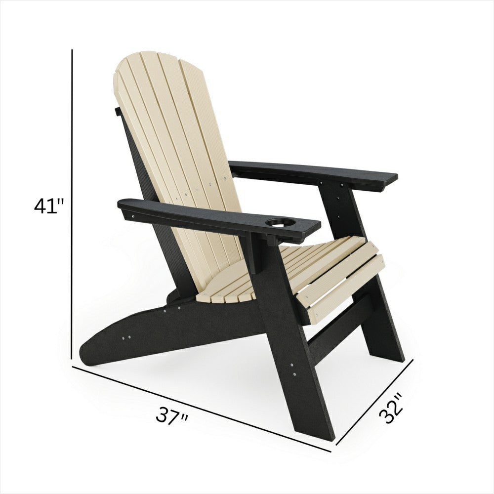 Plow & Hearth St. Simons Curved Back Adirondack Chair