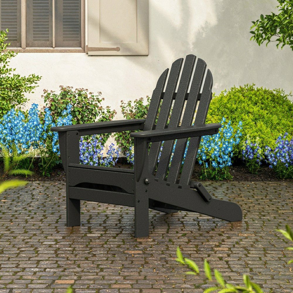 Plow & Hearth POLYWOOD® Classic Folding Adirondack Chair