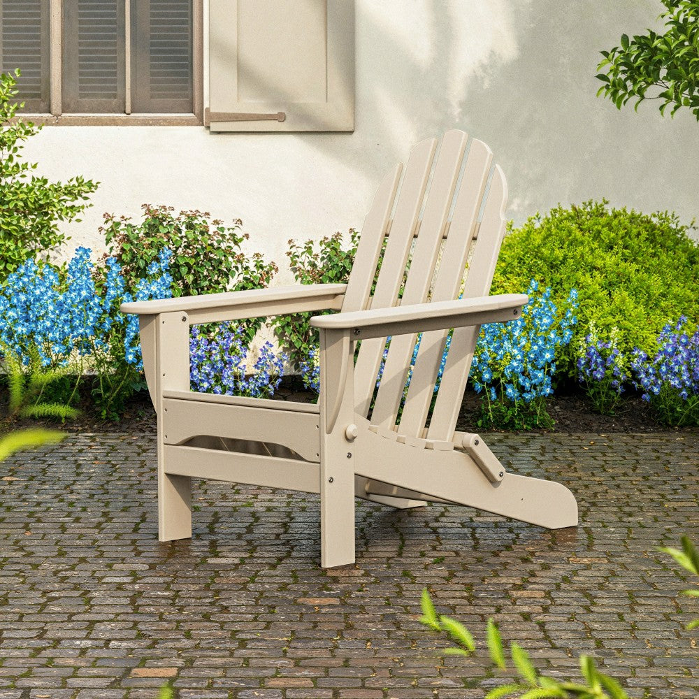 Plow & Hearth POLYWOOD® Classic Folding Adirondack Chair