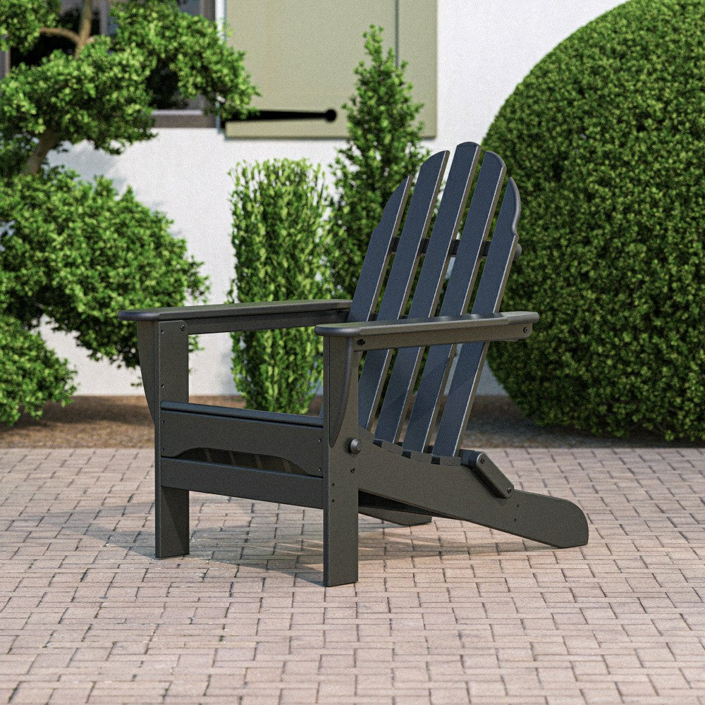 Plow & Hearth POLYWOOD® Classic Folding Adirondack Chair