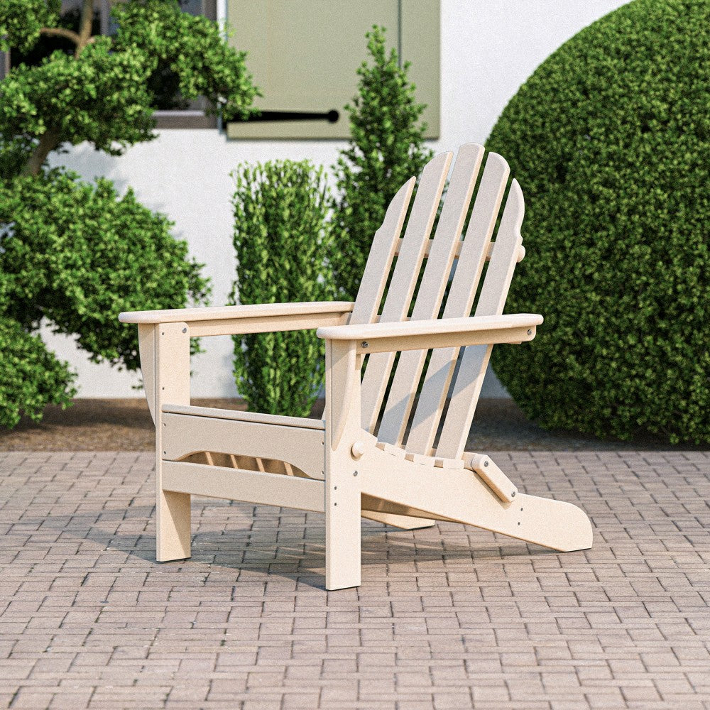 Plow & Hearth POLYWOOD® Classic Folding Adirondack Chair