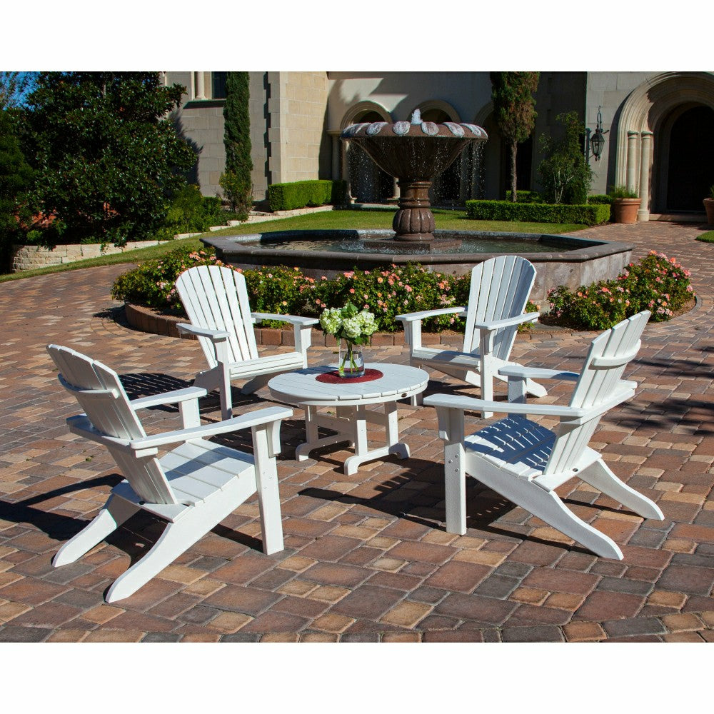 Plow & Hearth POLYWOOD® Seashell Adirondack Chair