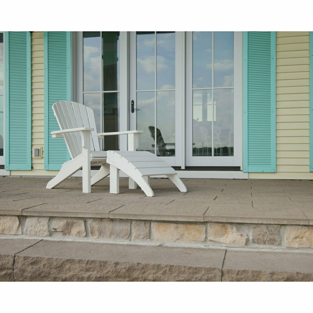Plow & Hearth POLYWOOD® Seashell Adirondack Chair