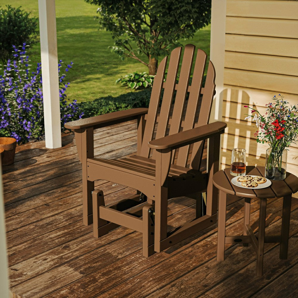 Plow & Hearth POLYWOOD® Classic Adirondack Glider Chair