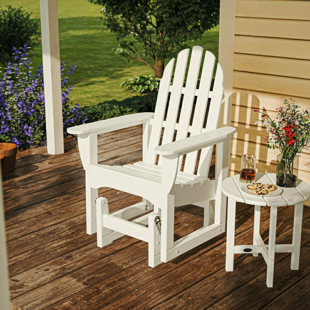 Plow & Hearth POLYWOOD® Classic Adirondack Glider Chair