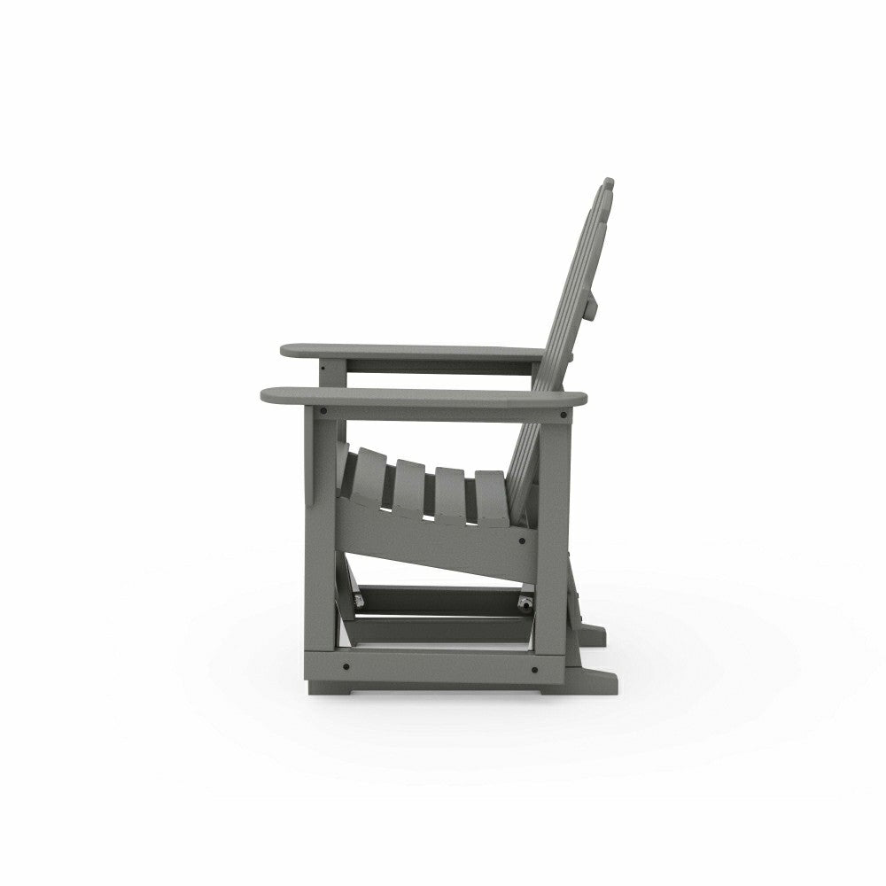 Plow & Hearth POLYWOOD® Classic Adirondack Glider Chair