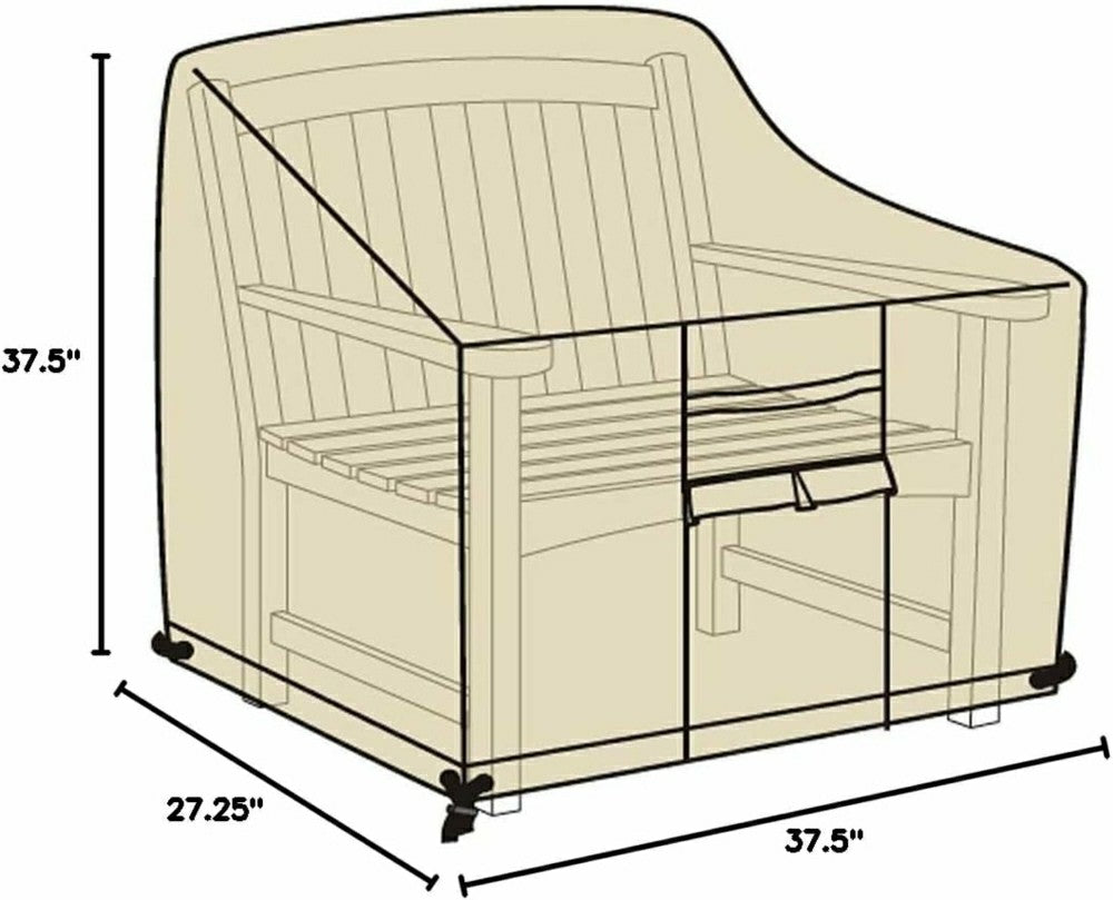 Plow & Hearth Deluxe Deep Seat Chair Cover
