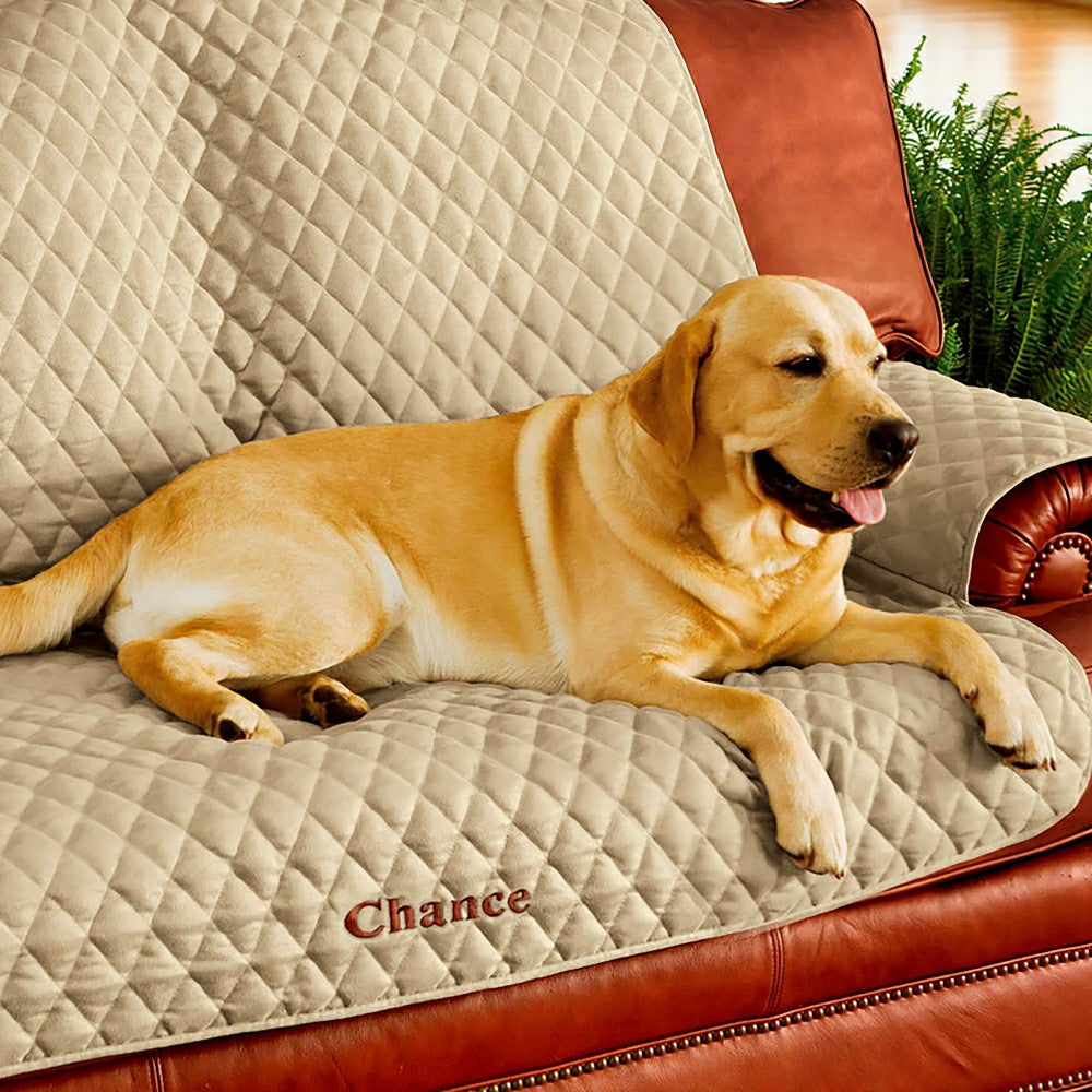 Plow & Hearth Polyester Pet Loveseat Protective Cover