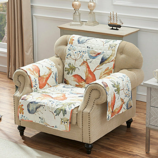 Plow & Hearth Willow Reversible Chair Covers