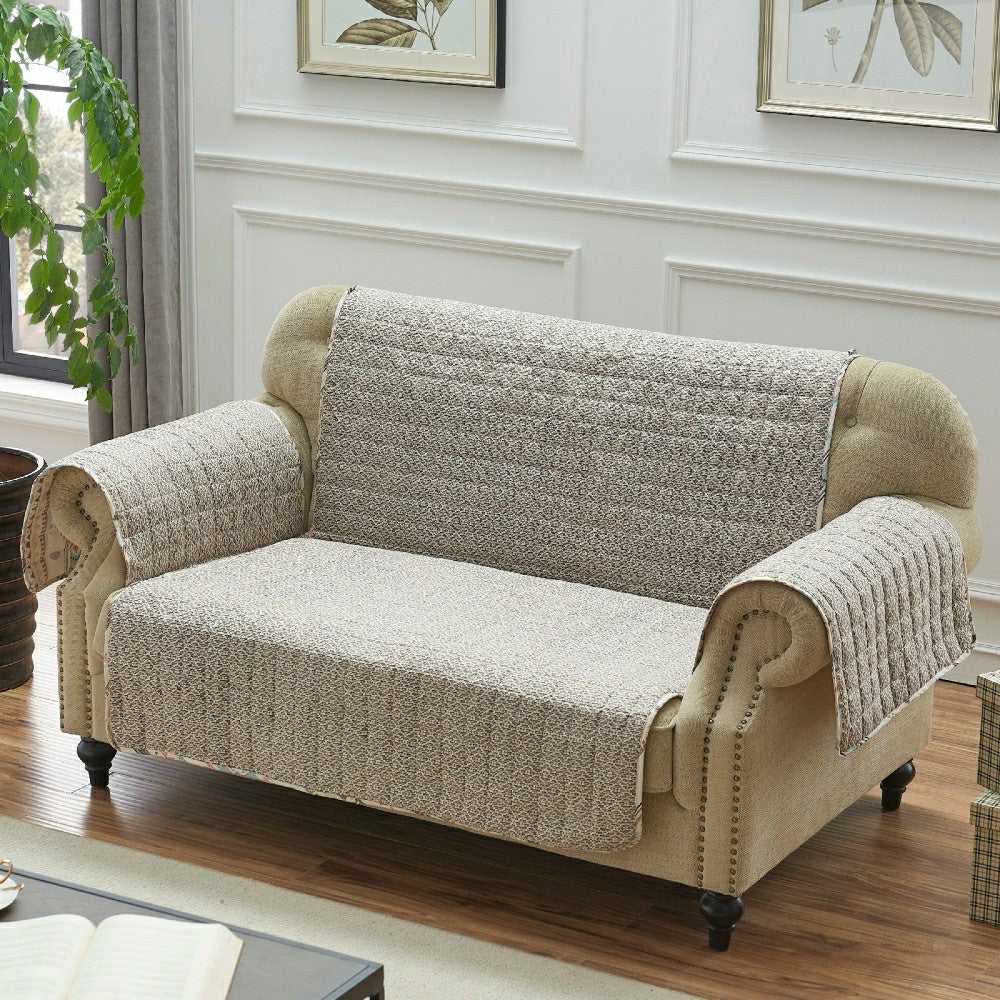 Plow & Hearth Phoenix Tan Reversible Chair Cover