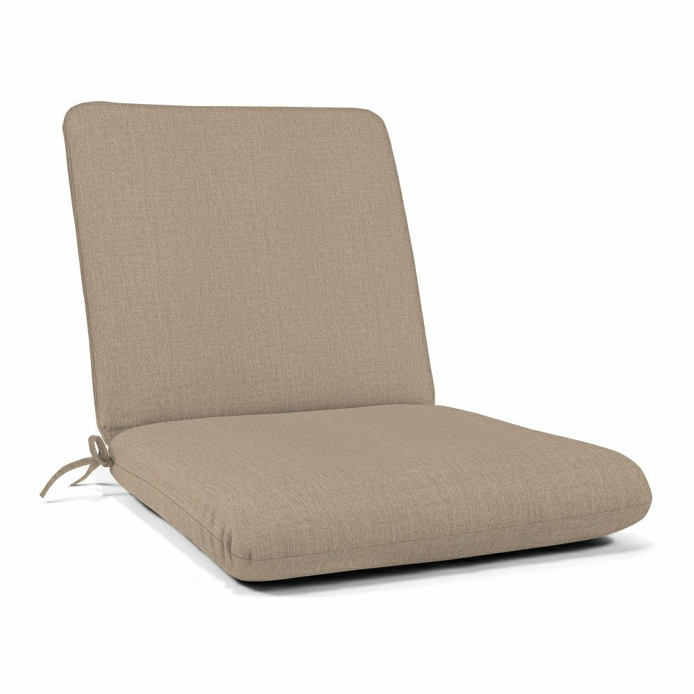 Plow & Hearth Sunbrella Premium Club Cushion with Ties