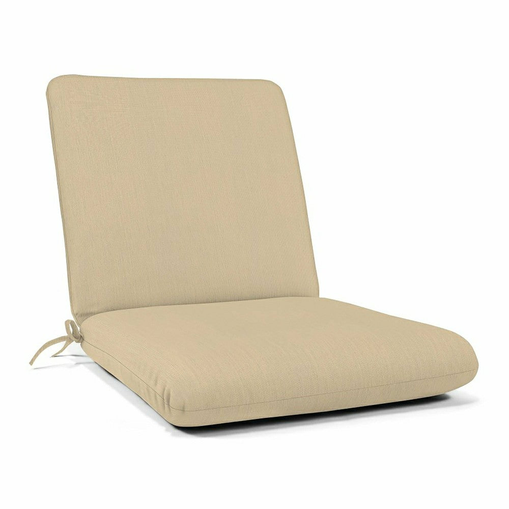 Plow & Hearth Sunbrella Premium Club Cushion with Ties
