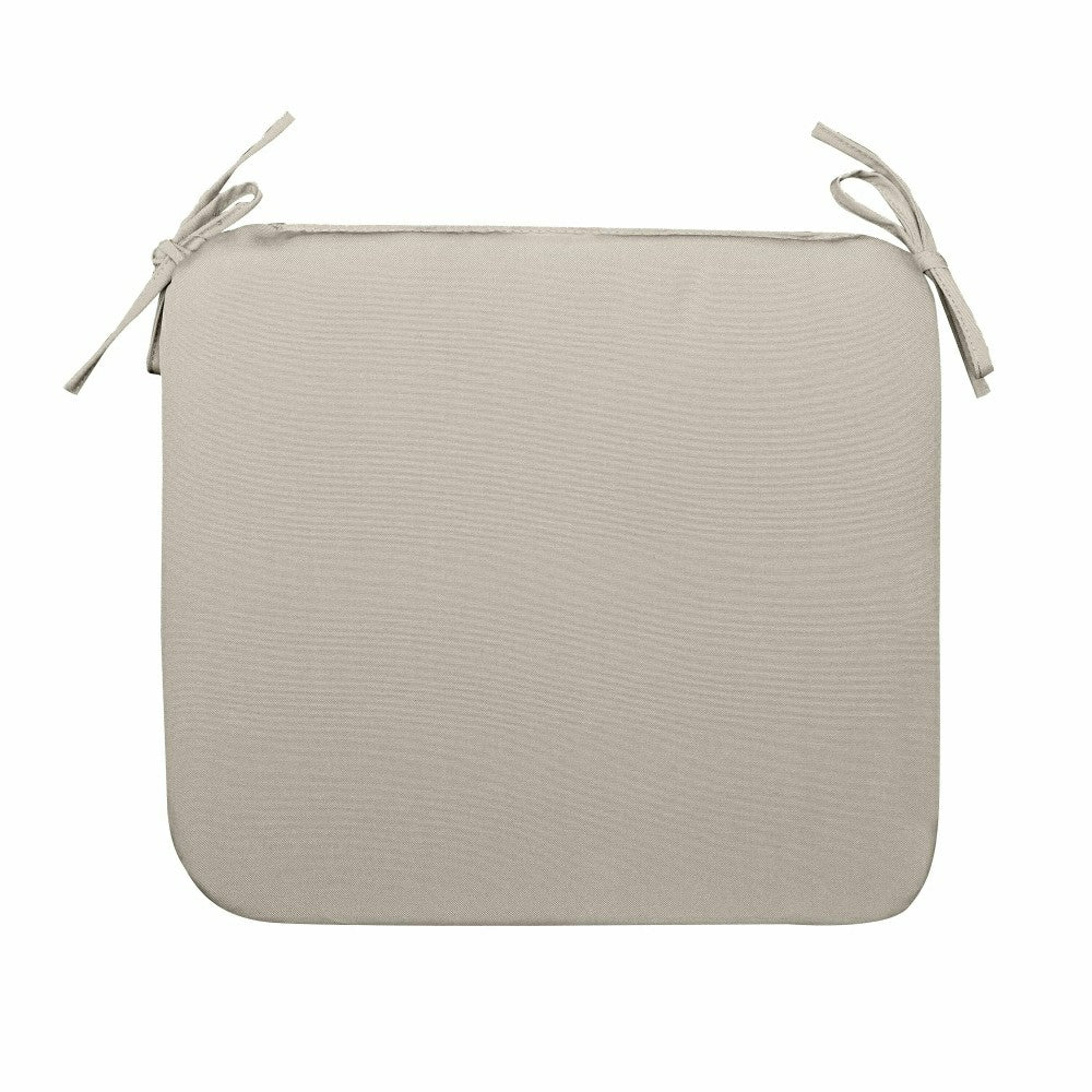 Plow & Hearth Classic Chair Cushion with Ties