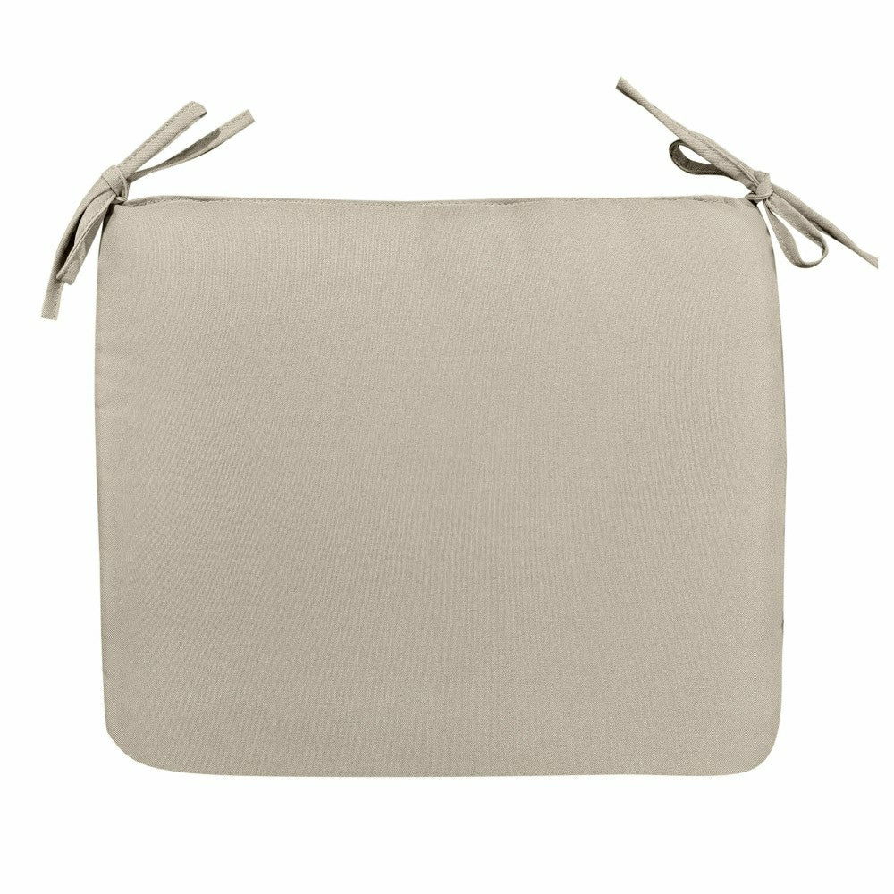 Plow & Hearth Classic Chair Cushion with Ties
