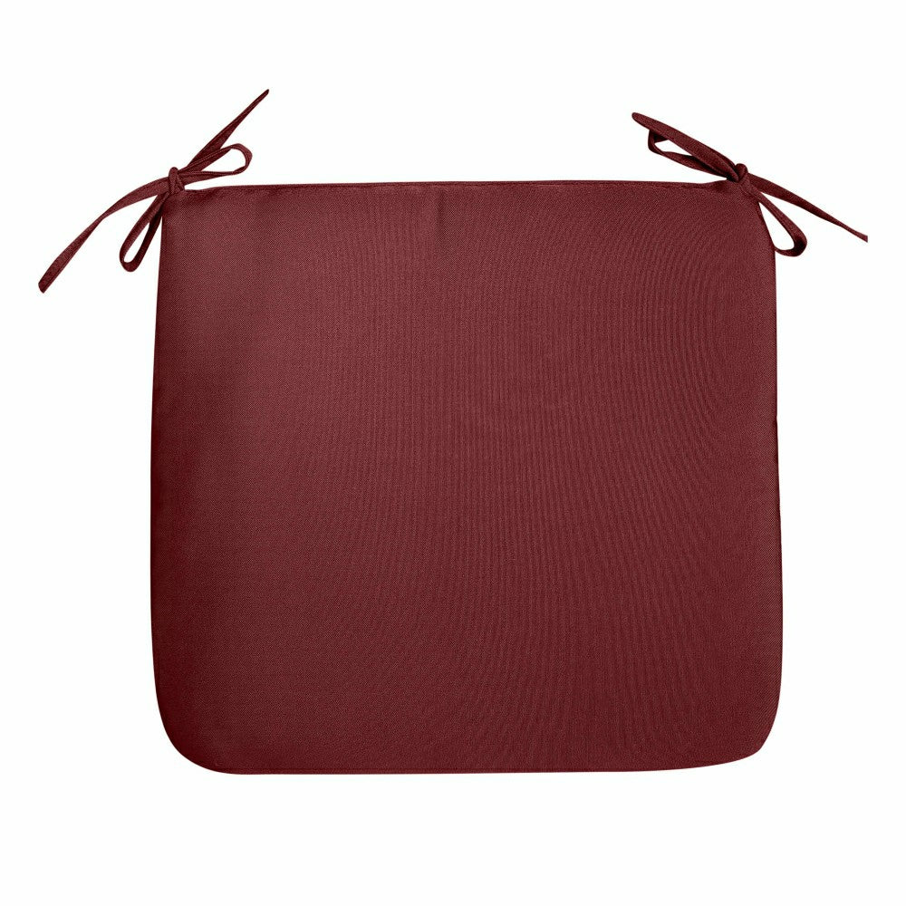 Plow & Hearth Classic Chair Cushion with Ties