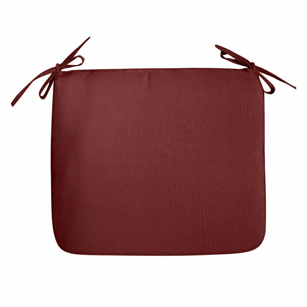 Plow & Hearth Classic Chair Cushion with Ties