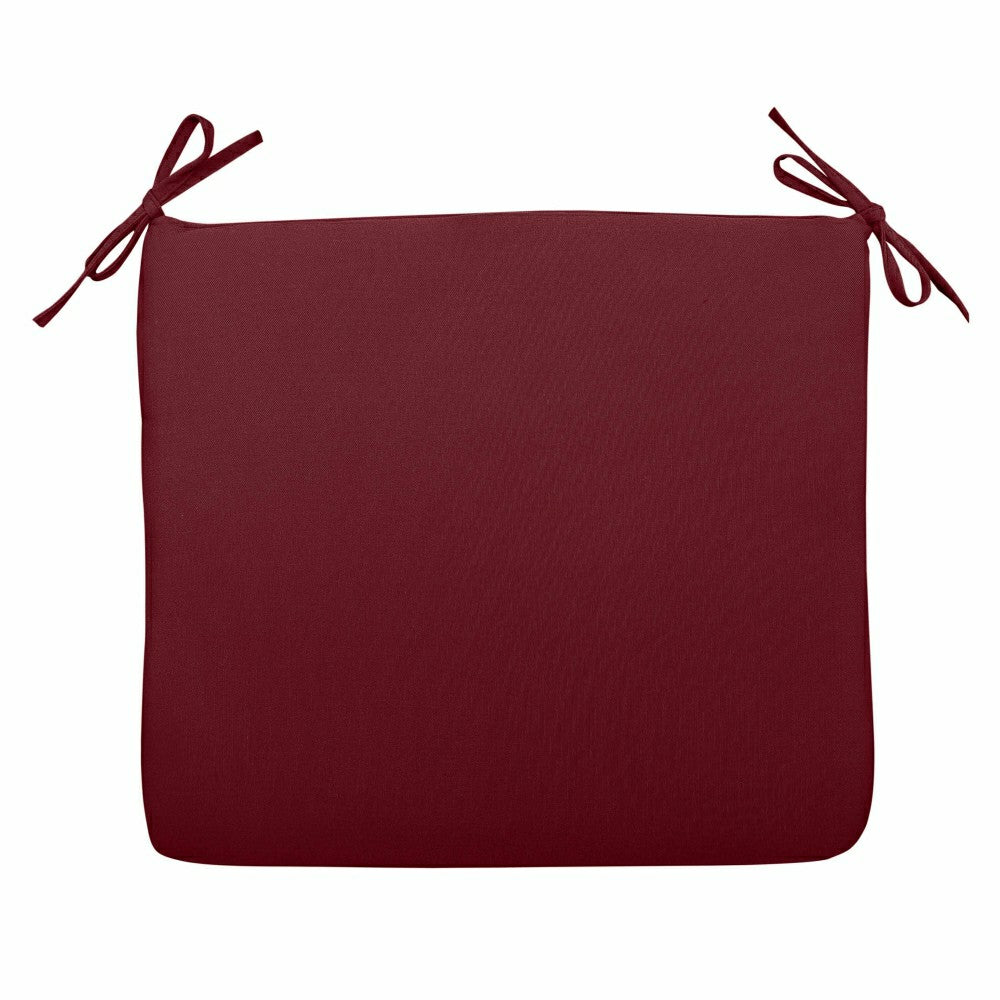 Plow & Hearth Classic Chair Cushion with Ties