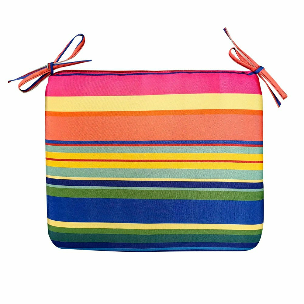 Plow & Hearth Classic Chair Cushion with Ties