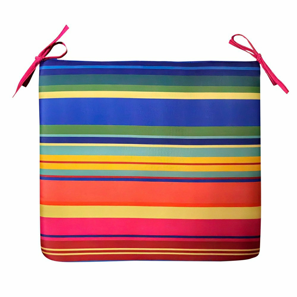 Plow & Hearth Classic Chair Cushion with Ties