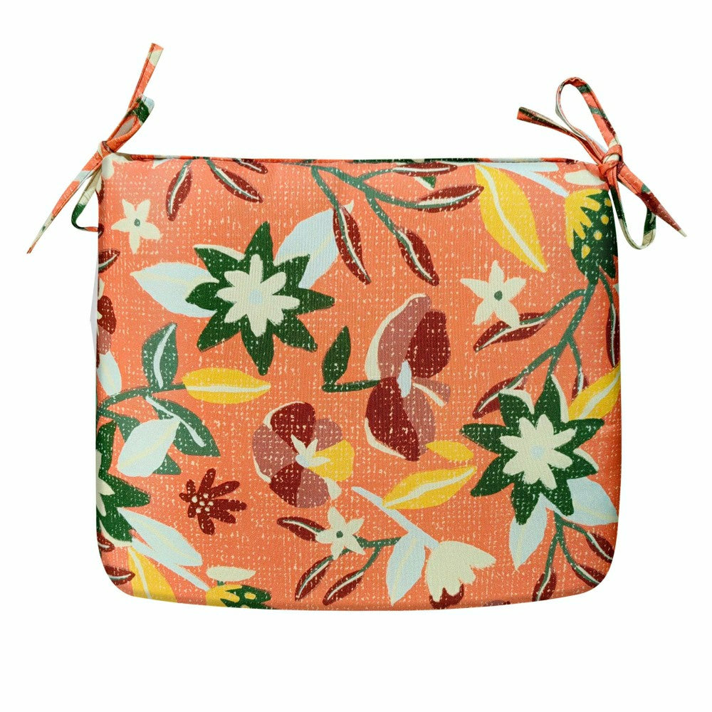 Plow & Hearth Classic Chair Cushion with Ties