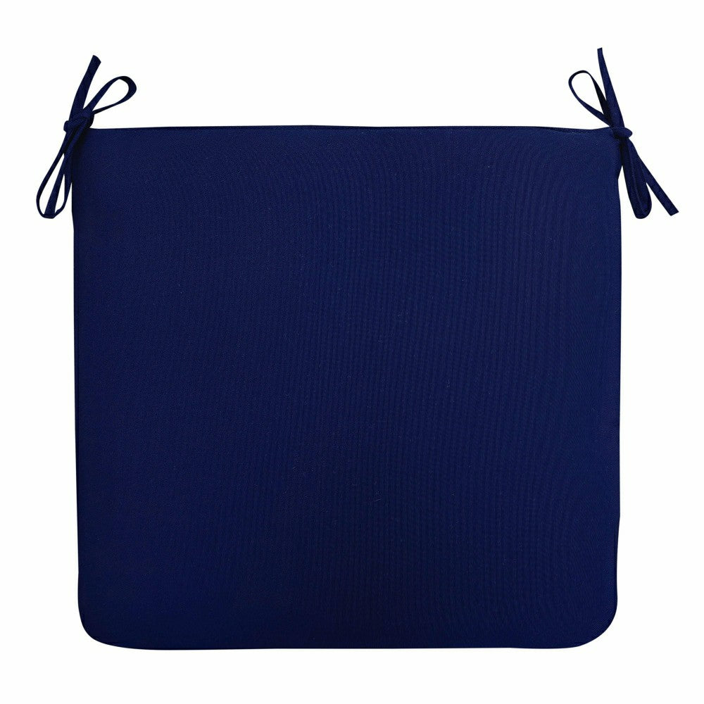 Plow & Hearth Classic Chair Cushion with Ties