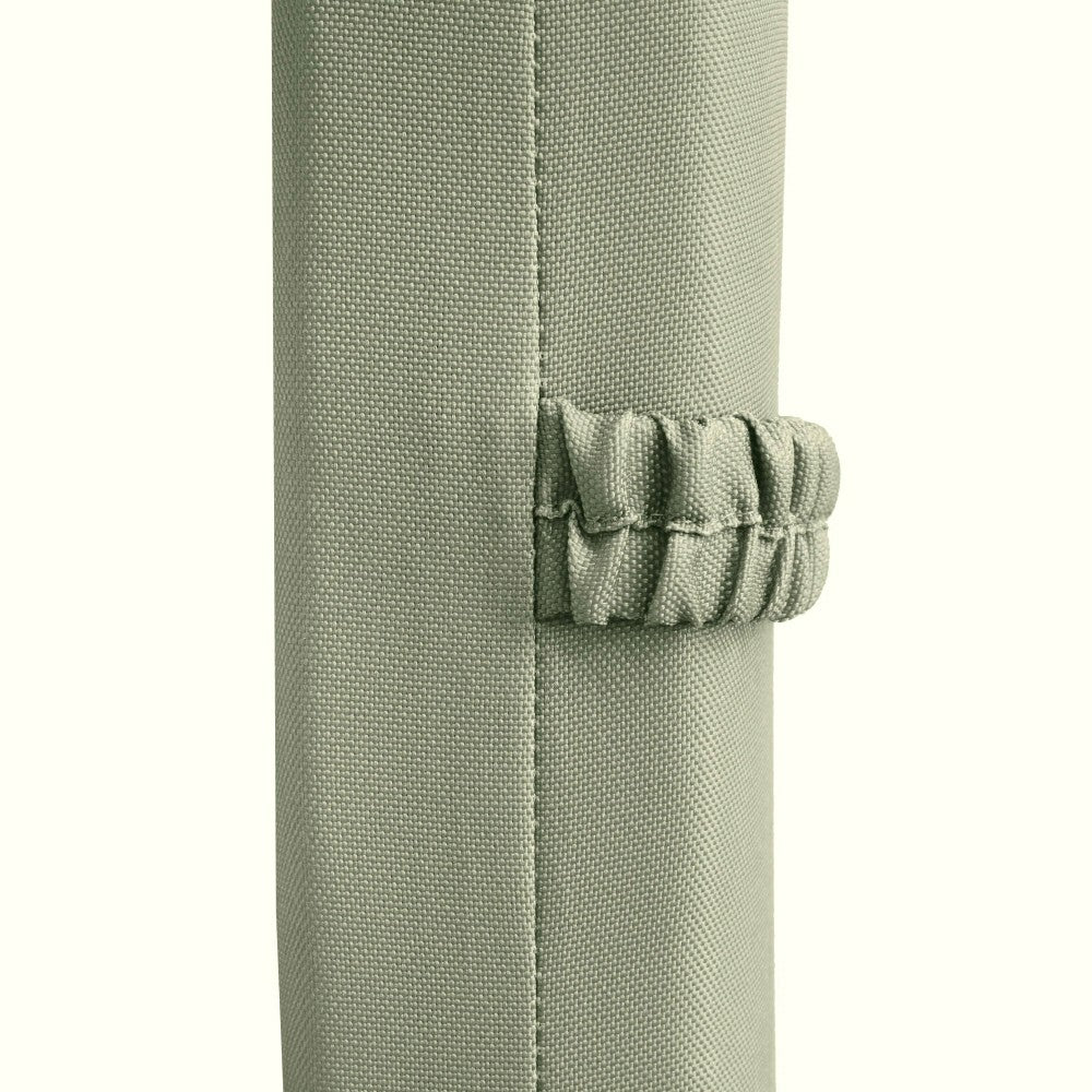 Plow & Hearth Outdoor Polypropylene Lounger Cushion 22"x73", Sage