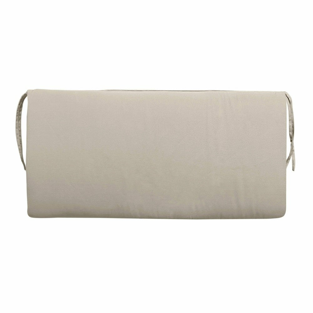 Plow & Hearth Classic Swing/Bench Cushion with Ties