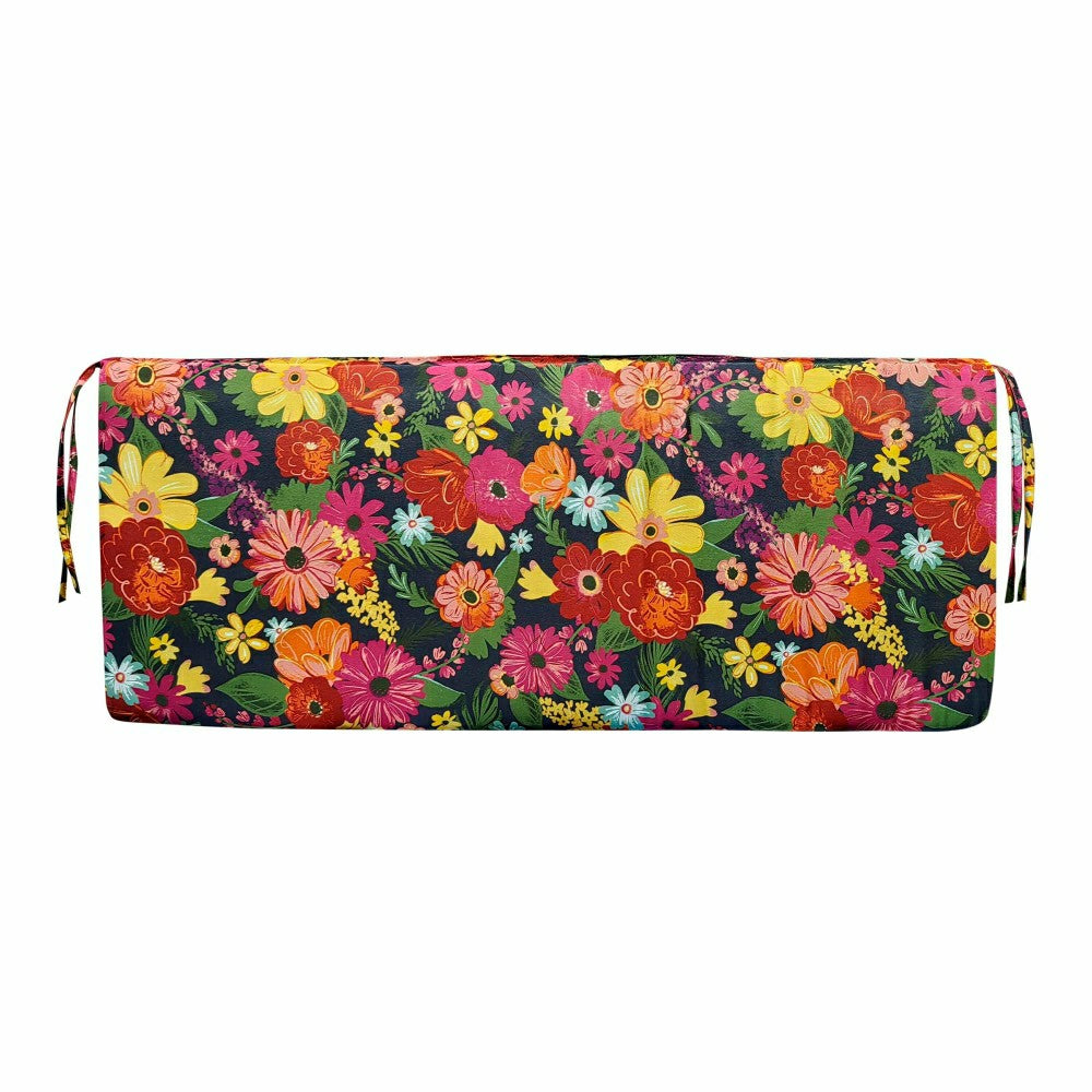 Plow & Hearth Classic Swing/Bench Cushion with Ties