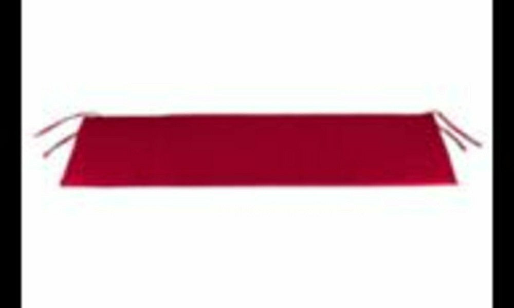 Plow & Hearth Classic Swing/Bench Cushion with Ties