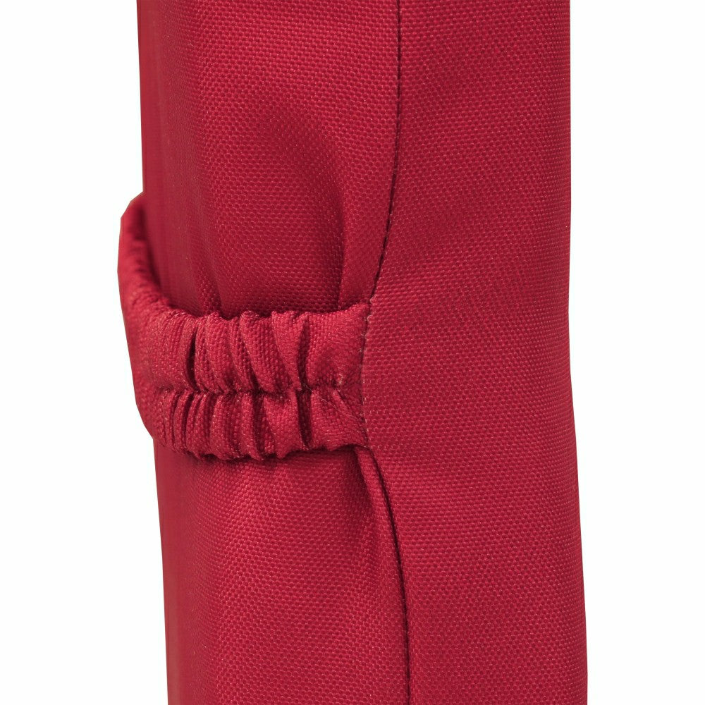 Plow & Hearth Outdoor Polyester Lounger Cushion 22"x73", Solid Red