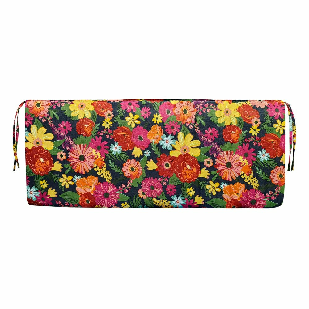 Plow & Hearth Classic Bench Cushion with Ties
